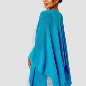 Lilly Pulitzer Terri 100% Cashmere Wrap in "Turquoise Oasis"